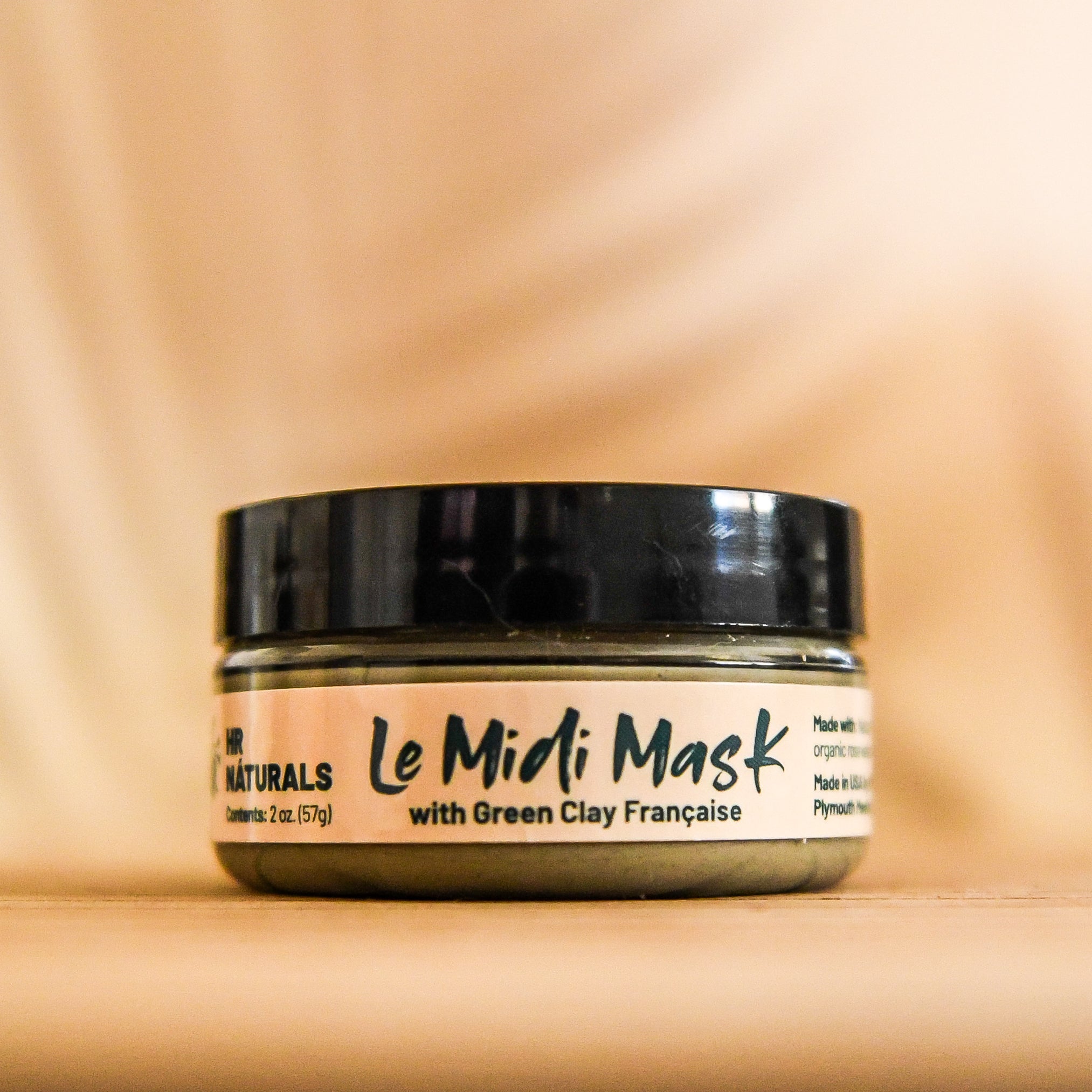 Le Midi Mask with Green Clay Française