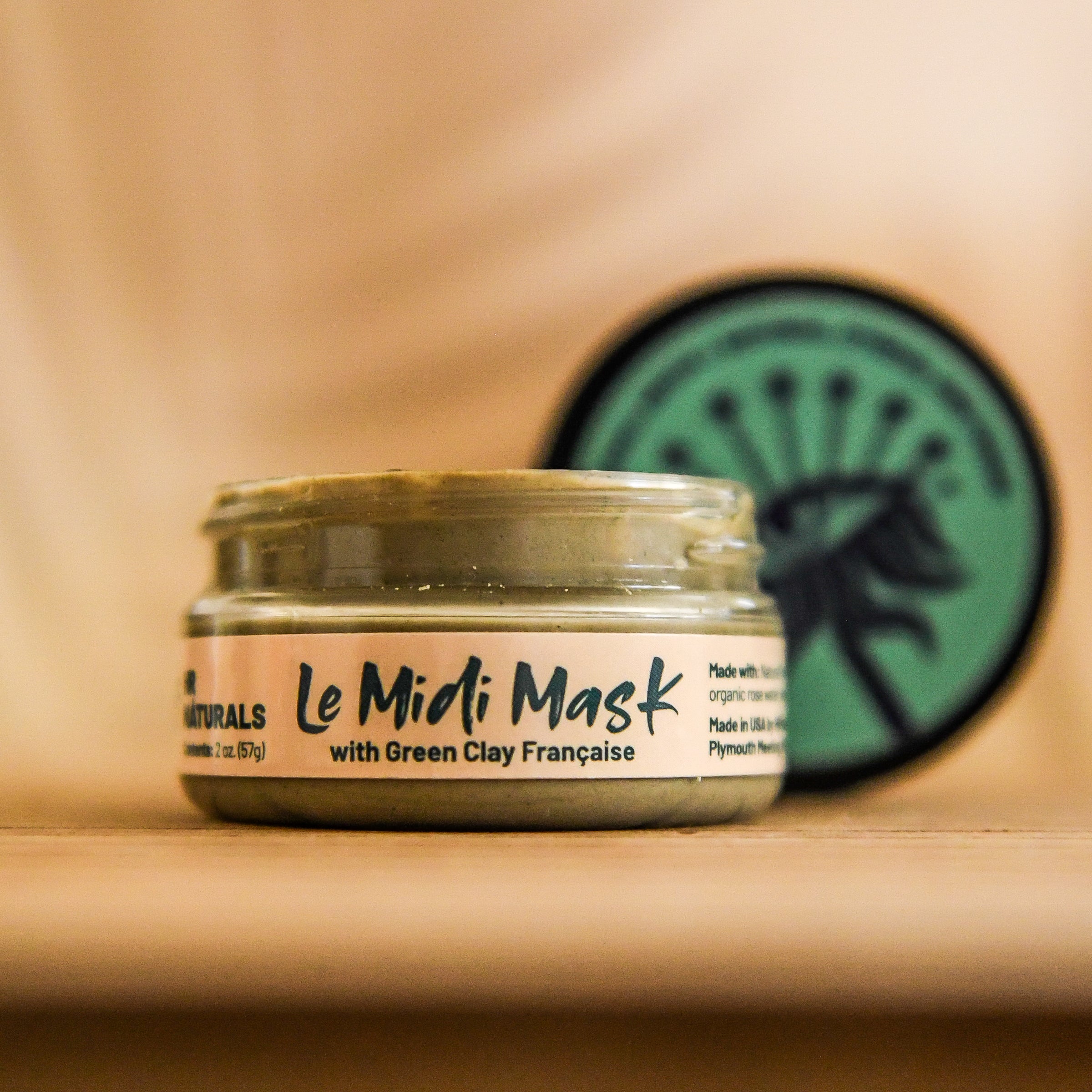 Le Midi Mask with Green Clay Française