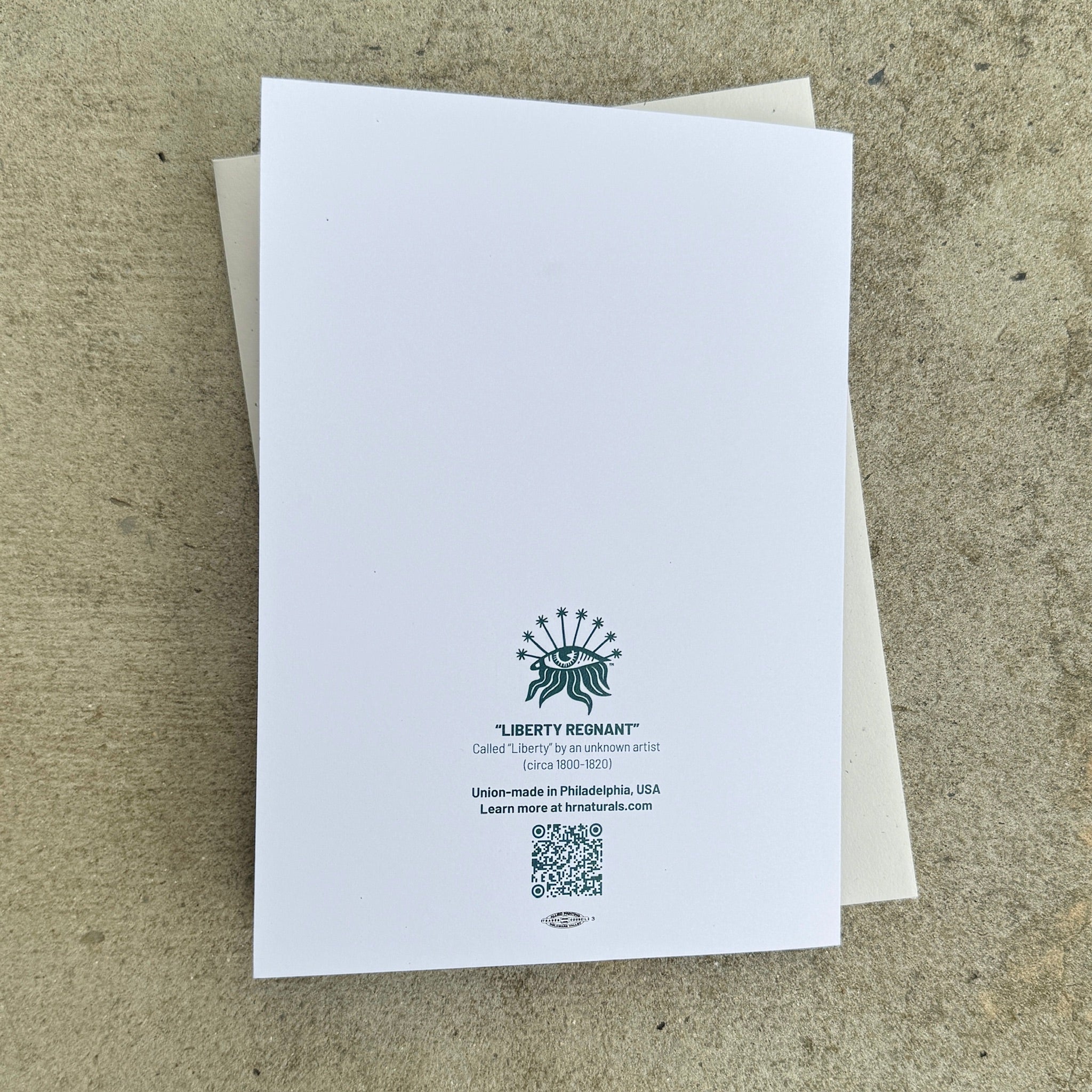 Blank Greeting Card - Liberty Regnant