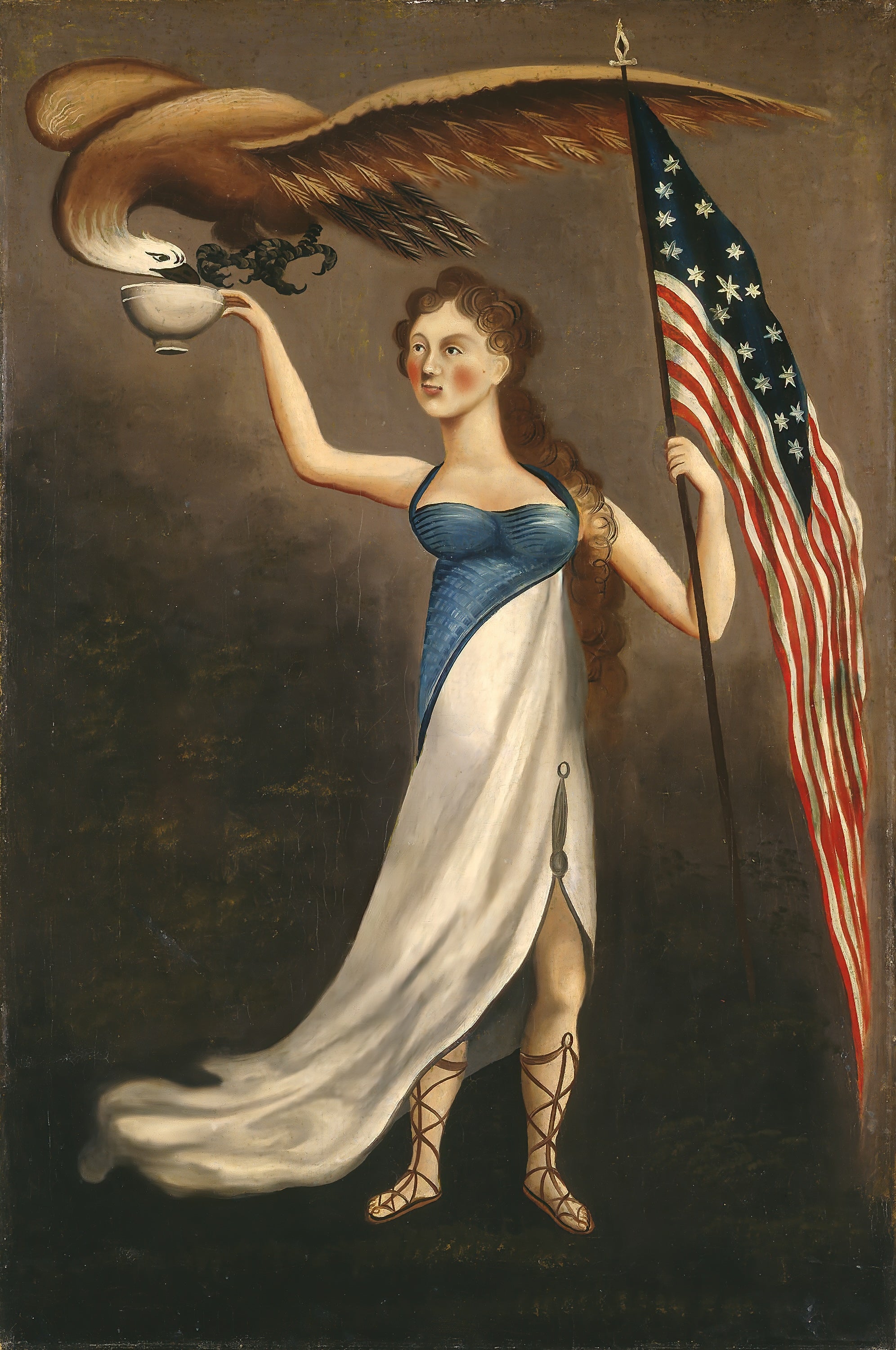 Blank Greeting Card - Liberty Regnant