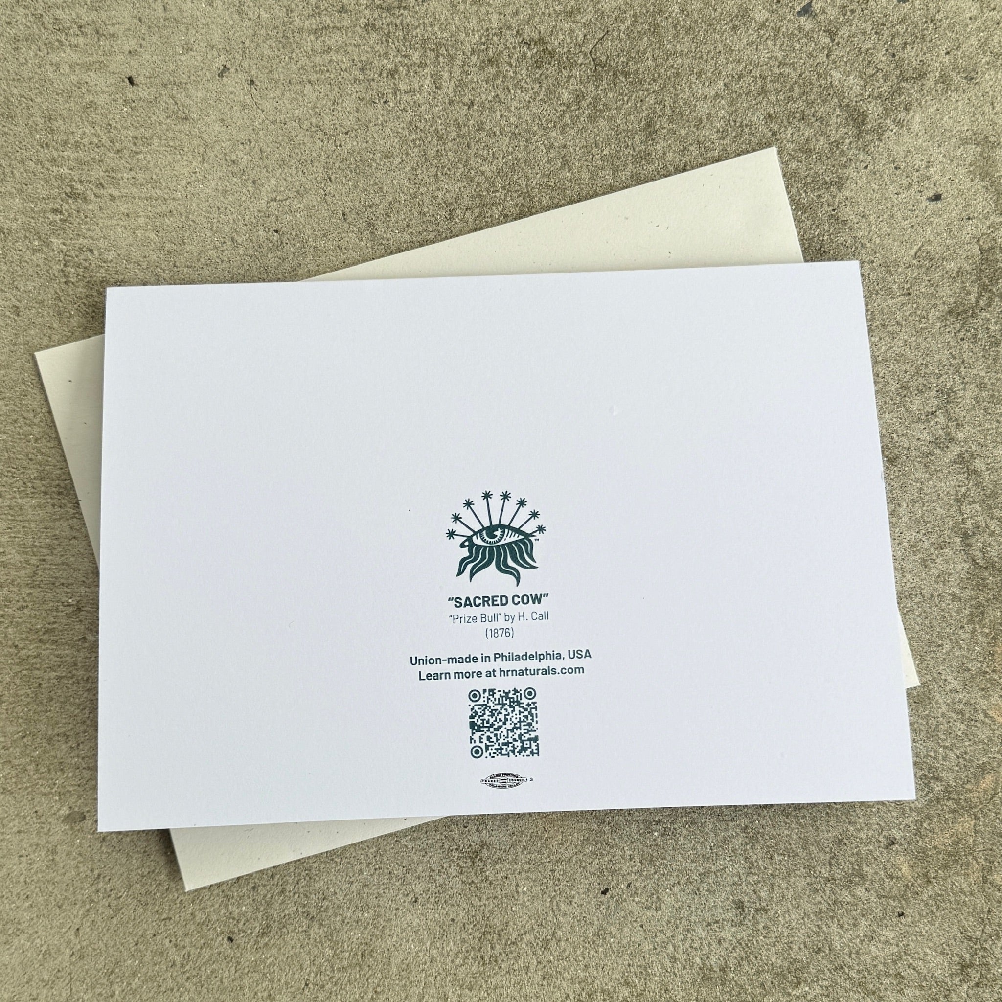 Blank Greeting Card - Sacred Cow